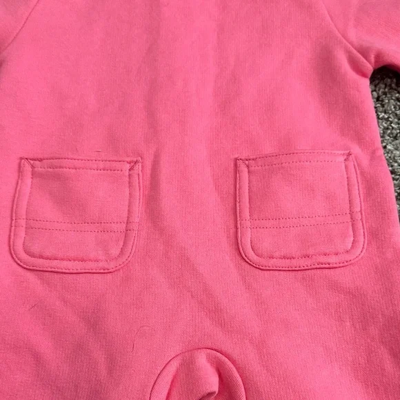 Carhartt Bright Pink Kids zip up one Piece - Picture 7 of 7